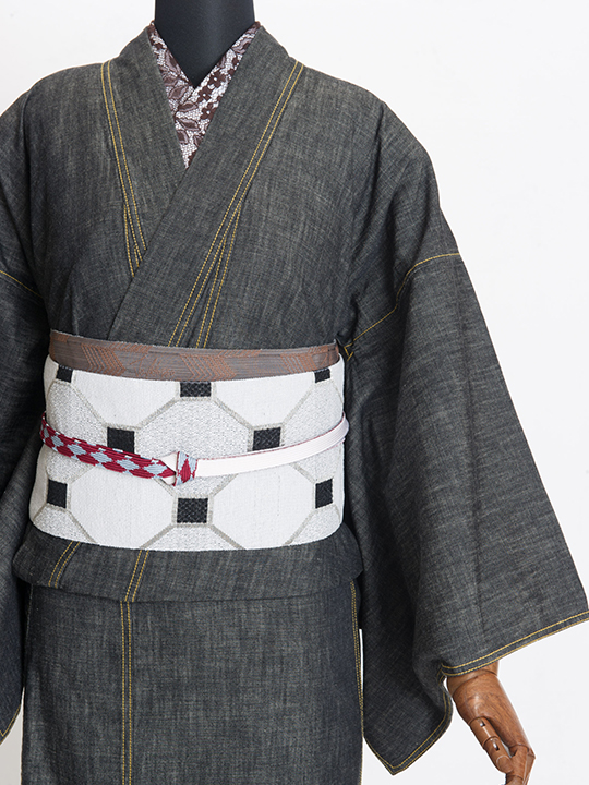 JOTARO SAITO ラメニットの半衿　美品 半衿 JOTARO SAITO