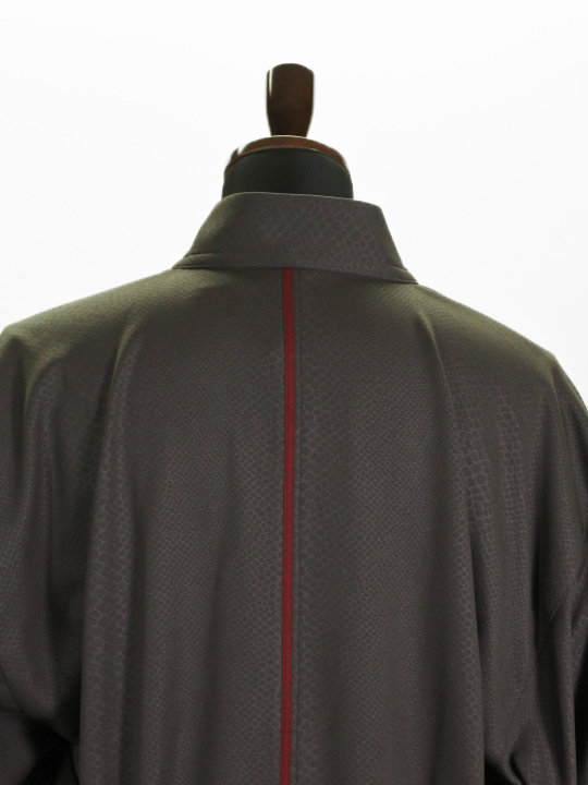 メンズウェア Yoshinori Saito メンズジャージ パイソン（チャコール×ロゼ） ジャージキモノ