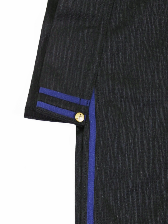 メンズジャージ 小杉縞（クロ×ネイビー×モカ） ジャージキモノ