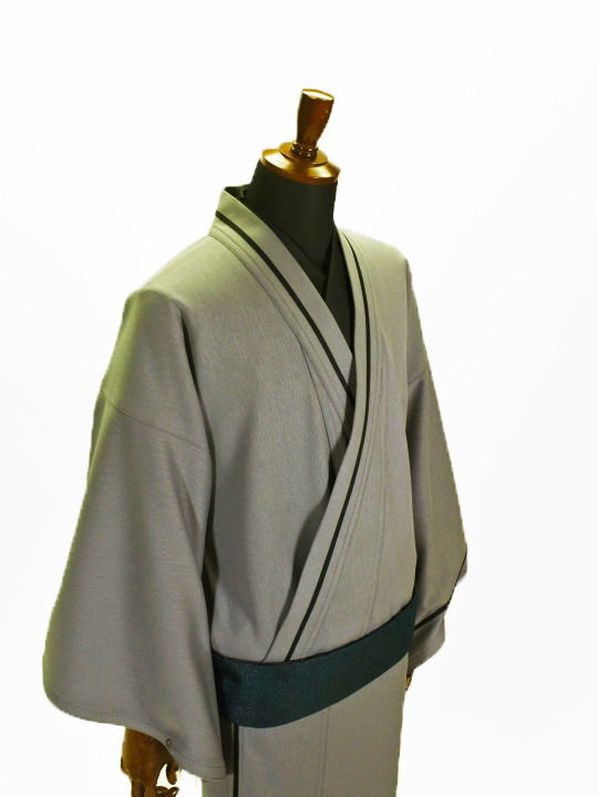 メンズジャージ 小杉縞（グレー×クロ×オフ） ジャージキモノ JOTARO SAITO