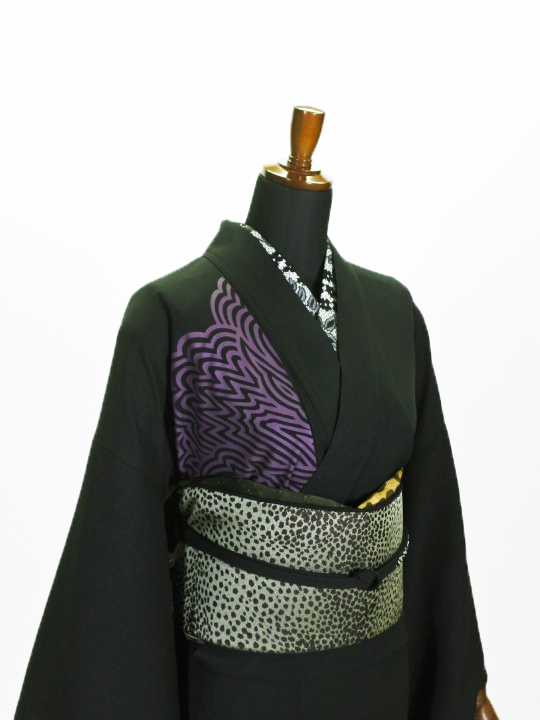 兵児帯 25-01-02アニマル(ベージュ×ブラウン) 兵児帯 JOTARO SAITO