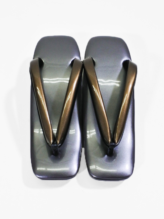 レディース草履 キメコミ（紺シボ×グレー×紺） 草履 JOTARO SAITO