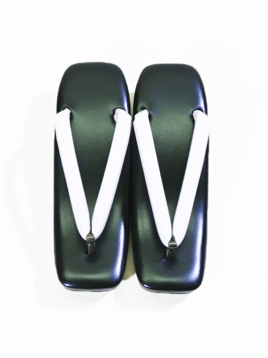 レディース草履 カラー2段(グレー×紺×グレー） 草履 JOTARO SAITO